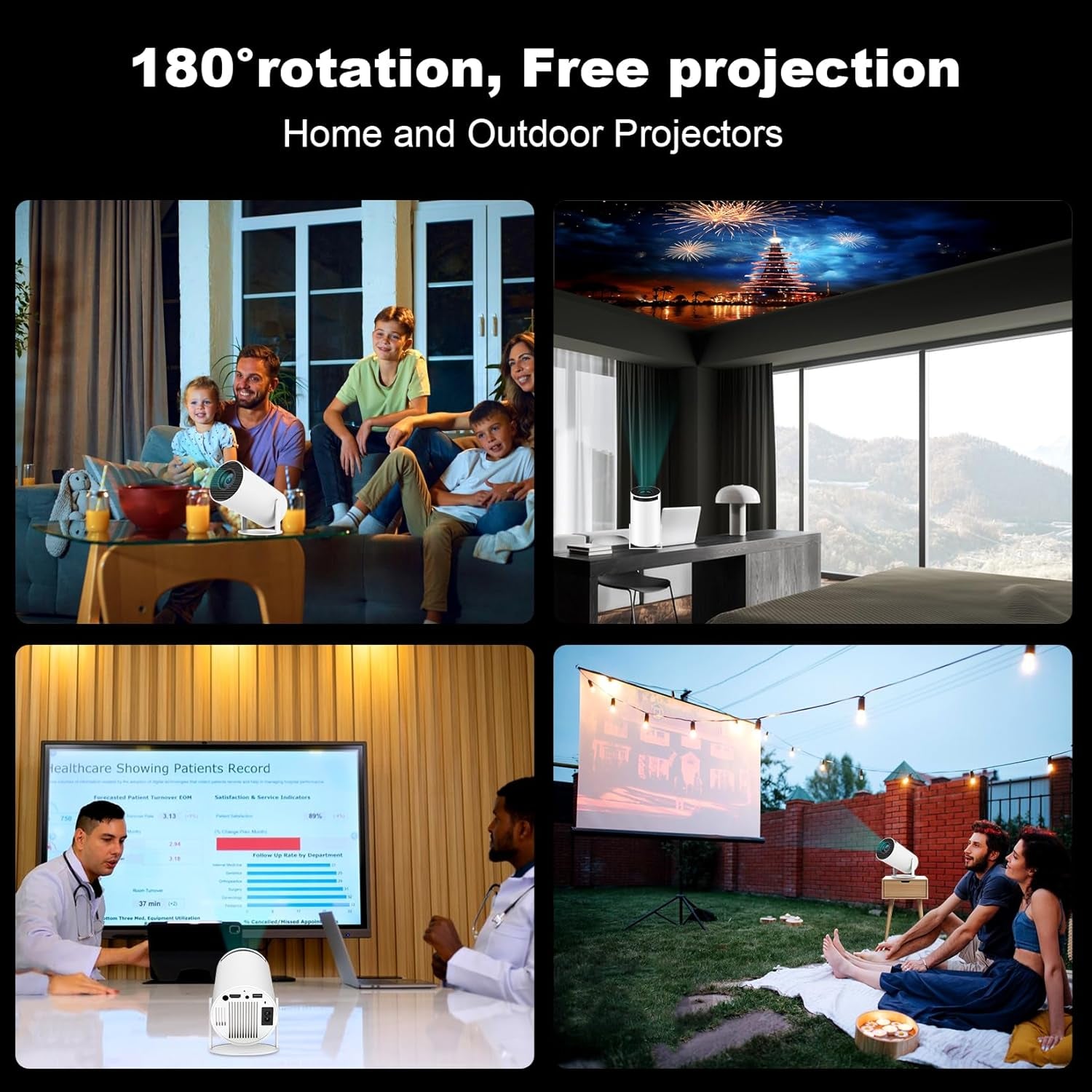 Lumbrio Mini Smart Projector