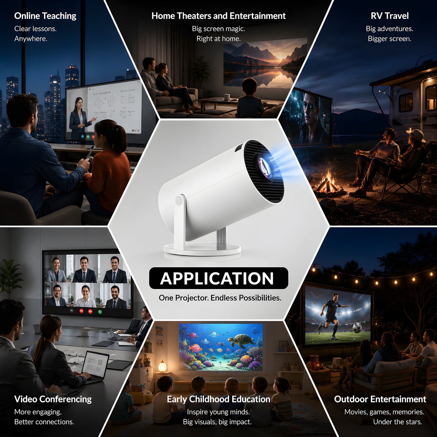 Projector HY300 PRO+