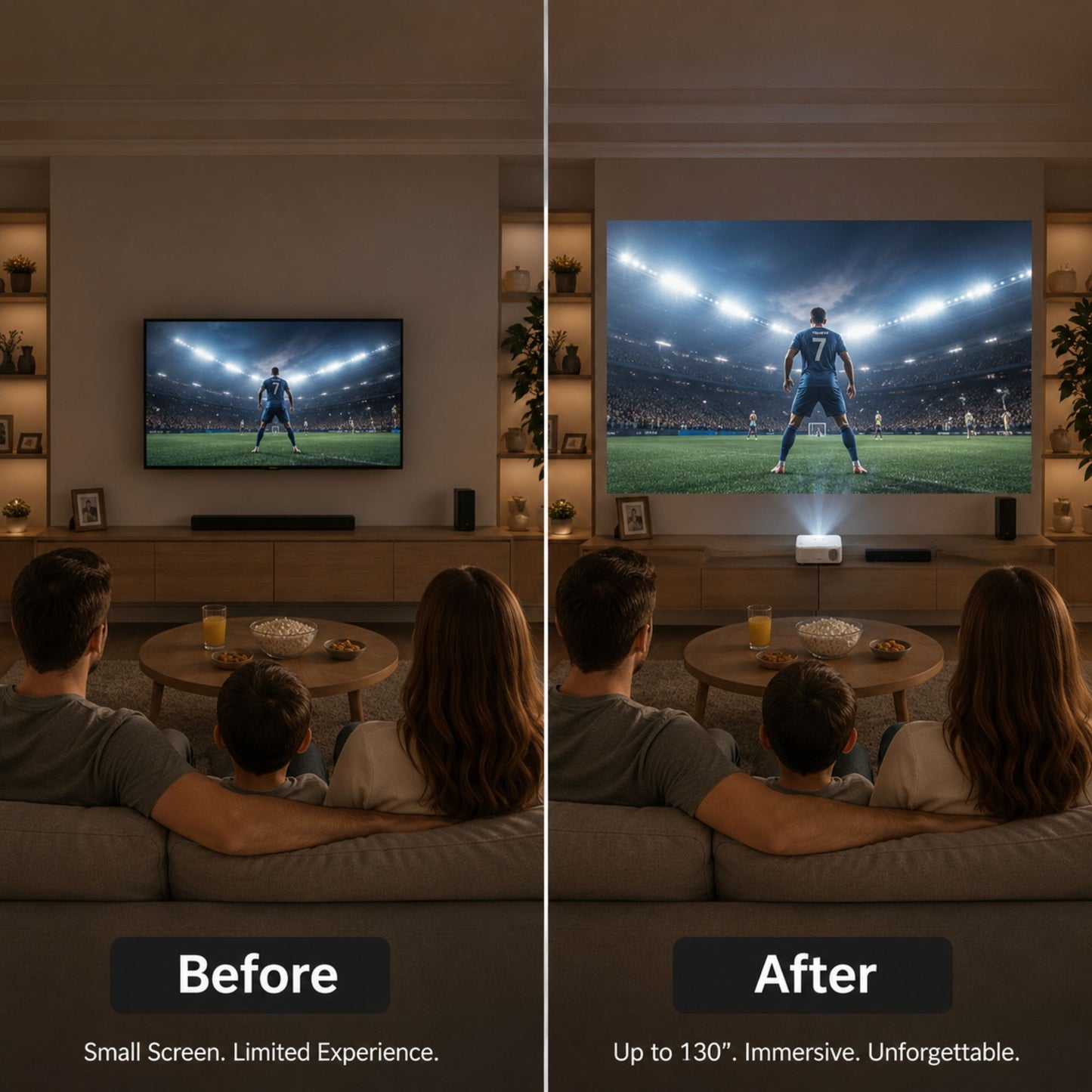 Lumbrio Mini Smart Projector