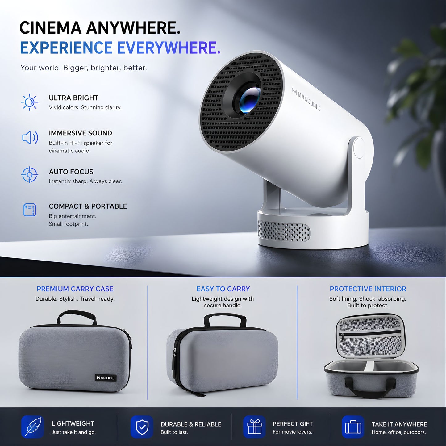 Lumbrio Mini Smart Projector